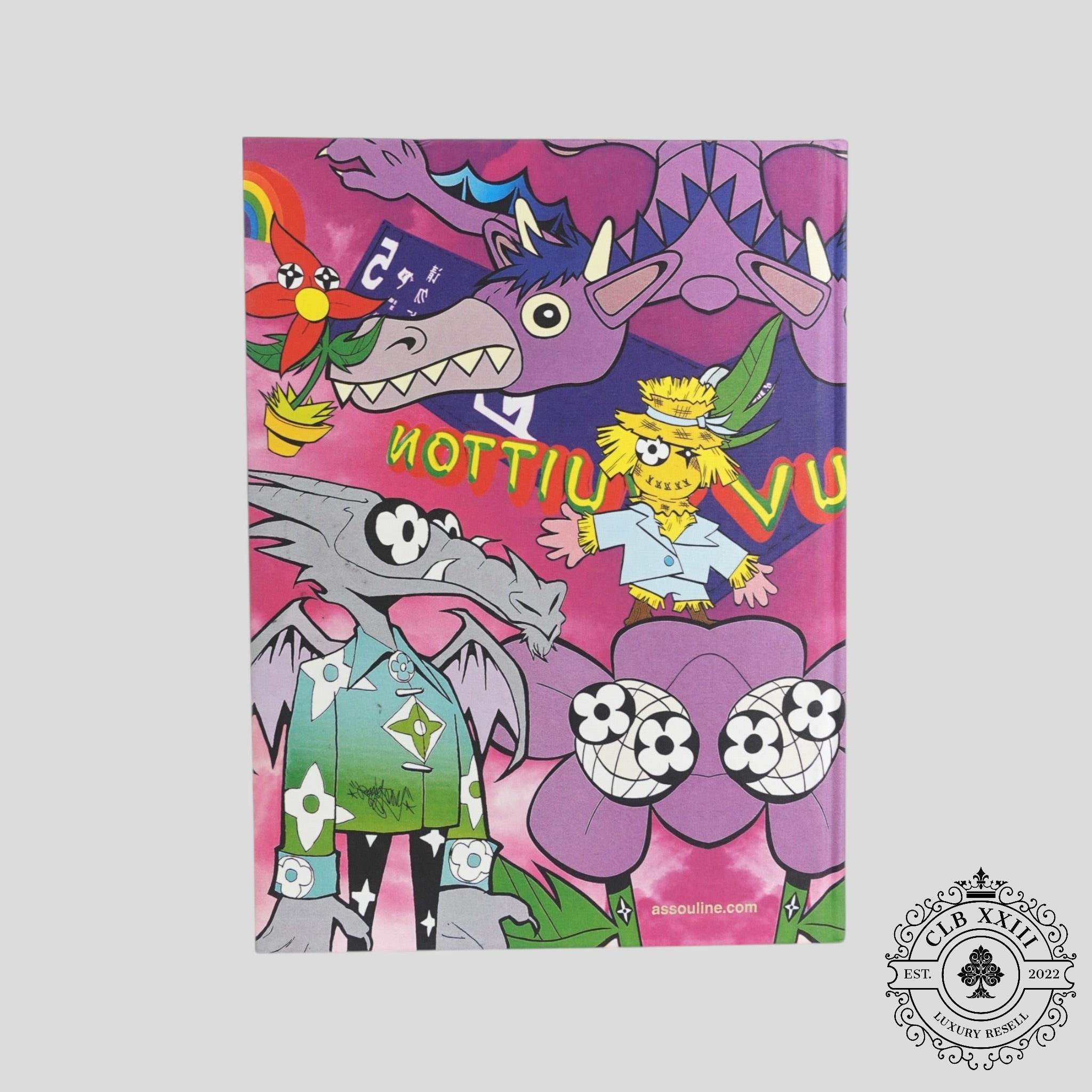 Louis Vuitton Vigil Abloh Classic Cartoon Cover Coffee Book